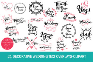21 Decorative Wedding Text Overlays for Stunning Invitations