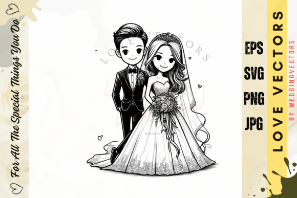 C4962: Elegant Wedding Vectors for Timeless Designs