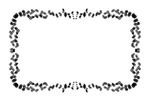 Elegant Flourish Wedding Frame Art for Your Designs