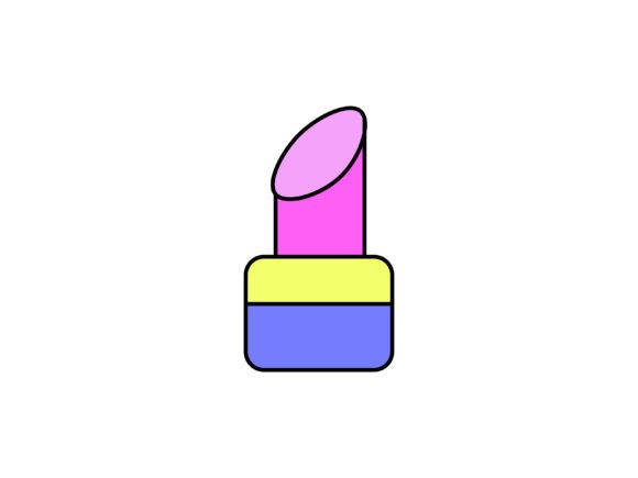 Elegant Wedding Lipstick Illustrations for Romantic Design Projects