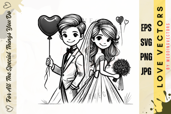 Luxury Love Vectors: Crafting Visual Narratives of Commitment