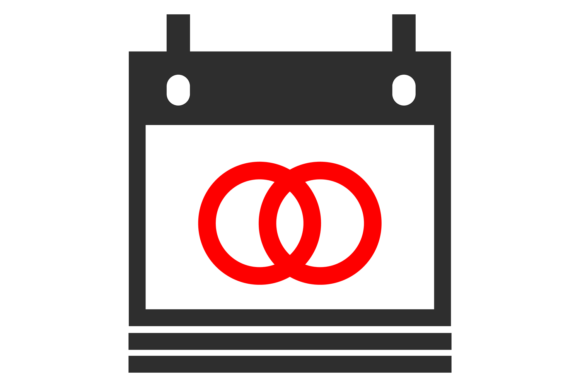 Marking the Moment: The Wedding Date Icon and Its Design Uses