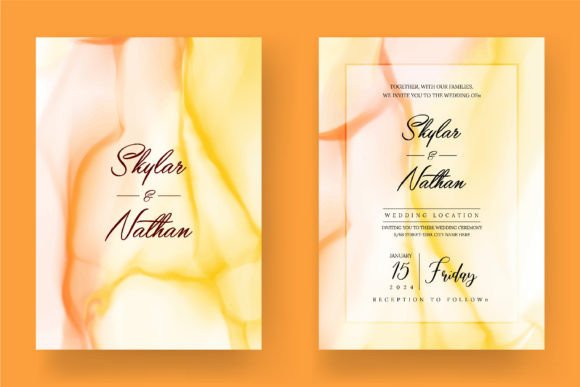 Modern Marble Stone Wedding Invitation: A Design Asset Review