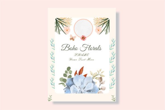 Wedding Plant Flower Ride Frame Gold: Elegant Floral Art