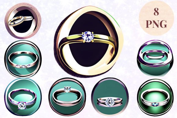 Wedding Ring 32 Clipart PNG: Elevate Your Creative Projects
