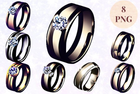 Wedding Ring 42 Clipart PNG: Your Go-To Design Asset